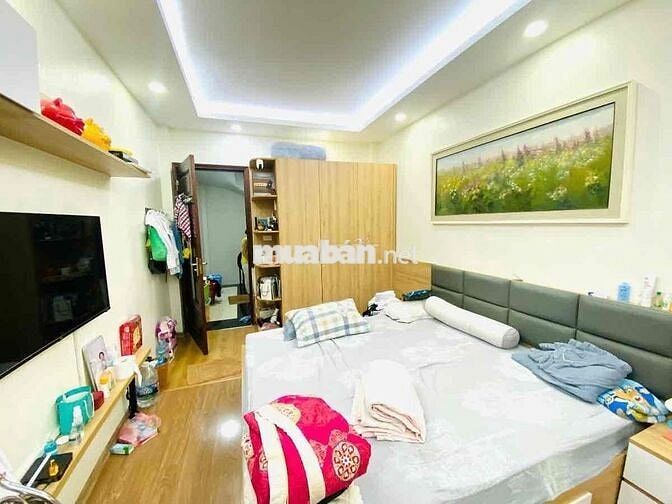 BÁN NHÀ ĐỊNH CÔNG MẶT NGÕ THÔNG KINH DOANH GẦN PHỐ DT: 32m2 *5 Tầng
