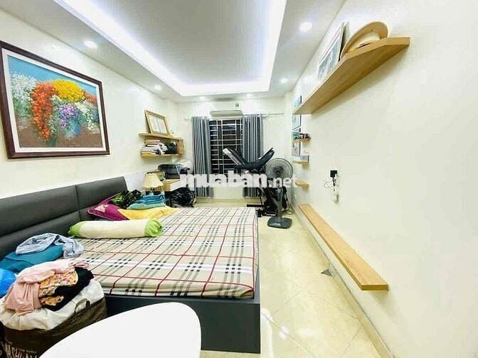 BÁN NHÀ ĐỊNH CÔNG MẶT NGÕ THÔNG KINH DOANH GẦN PHỐ DT: 32m2 *5 Tầng