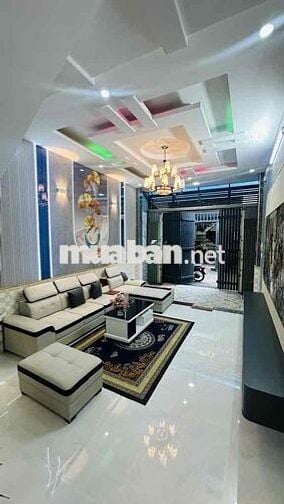 NHÀ ĐẸP VỊ TRÍ VÀNG- LÂM THỊ HỐ - ĐƯỜNG THÔNG XE HƠI 3 TẦNG ĐẸP