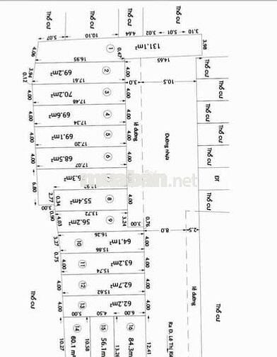 BÁN CÁC LÔ ĐẤT 1,2,3,4,5,6,7, NGANG 4x18, NGAY THỚI AN 16, CHỈ 4.7 TỶ