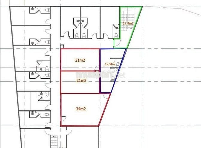 Văn phòng 96m2 cho thuê phù hợp mở công ty, trung tâm