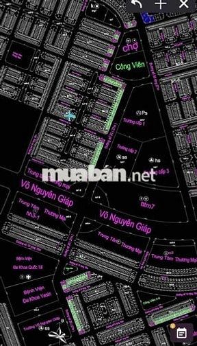 Bán lô đất đối diện công viên Mỹ Gia - Gói 7 giá 57.6tr/m2 bao hết.