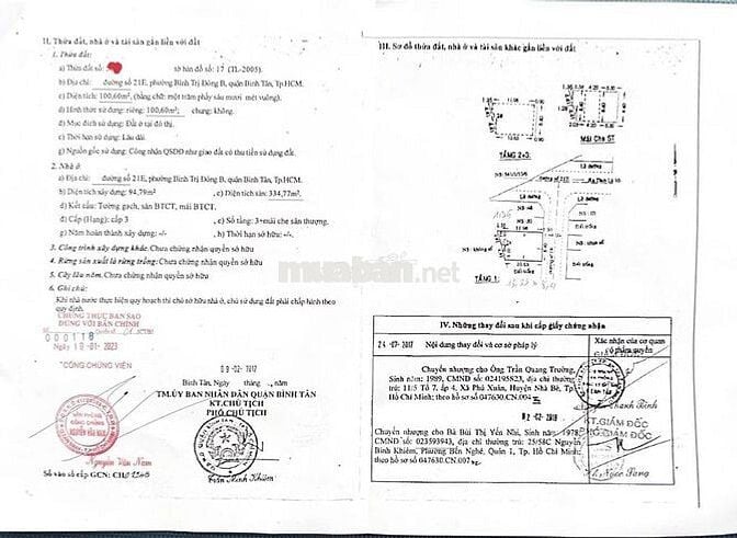 🏡 Bán gấp nhà MT 8x12,5m Đường 21E ,BTĐ-B ,Bình Tân,TP. HCM.