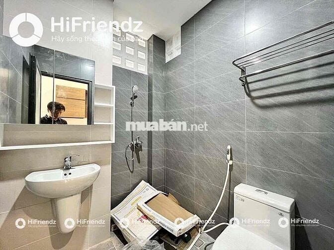 MỚI XÂY 100% STUDIO BAN CÔNG ĐỐI DIỆN TRƯỜNG VĂN LANG CS3 SIÊU ĐẸP