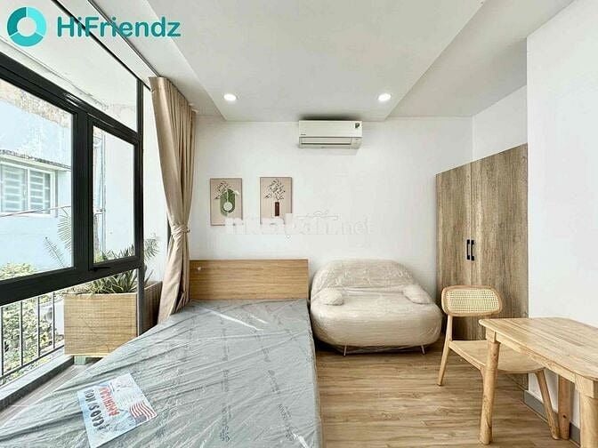 🎇CĂN HỘ 1PN BAN CÔNG ĐÓN NẮNG FULL NỘI THẤT GẦN CẦU BÔNG Q1