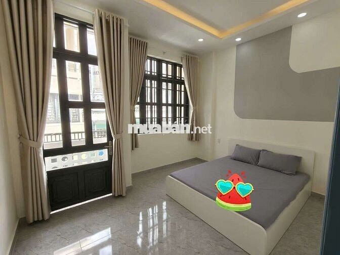 BÁN NHÀ CHO GĐ ĐÔNG NGƯỜI Ở NGAY TT GÒ VẤP 5PN (1PN TRỆT) NỘI THẤT MỚI