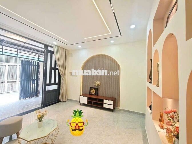 BÁN NHÀ CHO GĐ ĐÔNG NGƯỜI Ở NGAY TT GÒ VẤP 5PN (1PN TRỆT) NỘI THẤT MỚI
