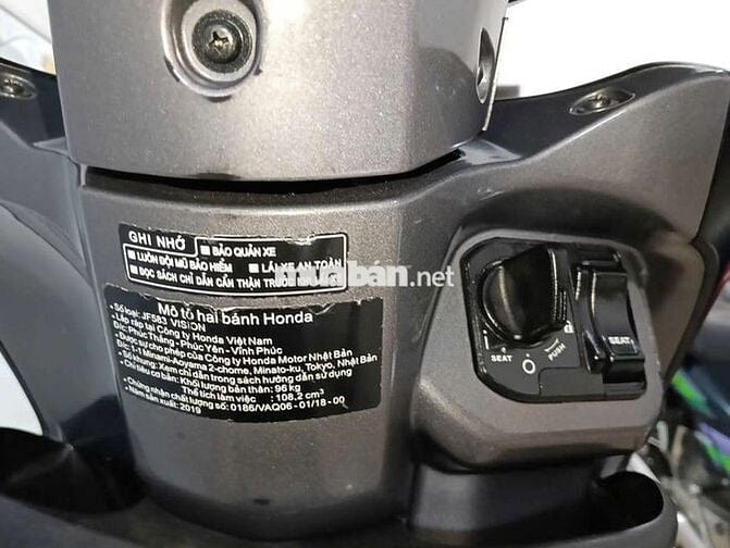 Vision 2019 khóa remot xe sạch đẹp máy zin êm