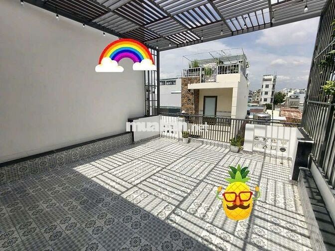 BÁN NHÀ CHO GĐ ĐÔNG NGƯỜI Ở NGAY TT GÒ VẤP 5PN (1PN TRỆT) NỘI THẤT MỚI