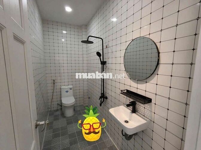 BÁN NHÀ CHO GĐ ĐÔNG NGƯỜI Ở NGAY TT GÒ VẤP 5PN (1PN TRỆT) NỘI THẤT MỚI