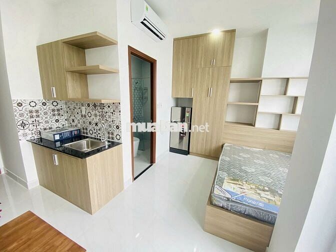 CĂN 1PN BAN CÔNG + CỬA SỔ TRỜI TÁCH BẾP FULL NỘI THẤT GẦN BV GIA ĐỊNH