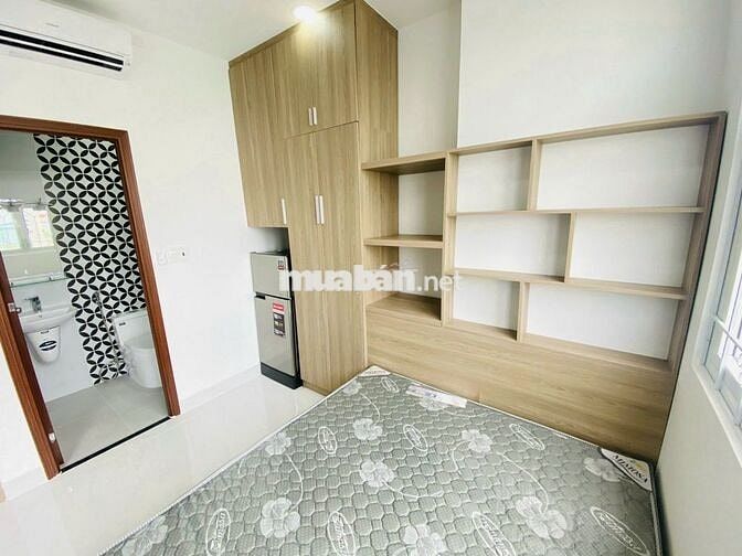 CĂN 1PN BAN CÔNG + CỬA SỔ TRỜI TÁCH BẾP FULL NỘI THẤT GẦN BV GIA ĐỊNH