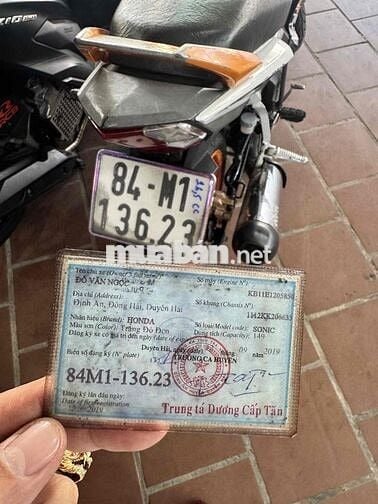 Sonic 2019 bs84 9 chủ  máy zin