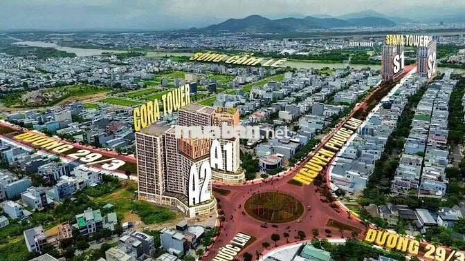 Bán căn hộ trung tâm Đà Nẵng - 2PN giá chỉ 2tỷ95