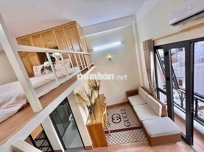 Cho thuê Căn Duplex/ban công ngay Ngã Tư Bảy Hiền_ĐH Huflit