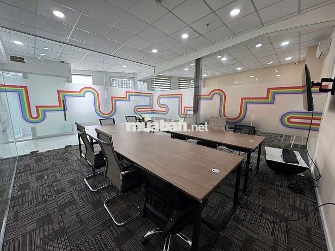 Văn Phòng Cho Thuê Quận 7 - 95m2 - 2WC - Bàn giao Full thiết bị