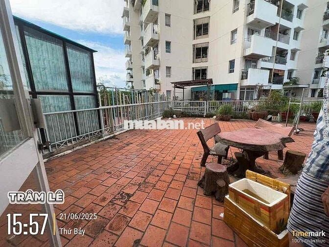 CHO THUÊ GẤP CĂN HỘ VĨNH TƯỜNG , 95m2 , có sân vườn tầng 1 , 7 triệu