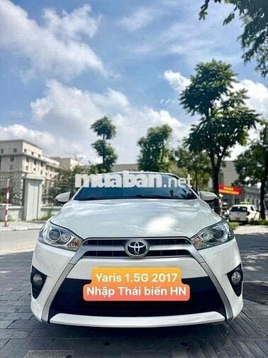 Toyota Yaris 2017 1.5G CVT - 66000 km nhập Thái