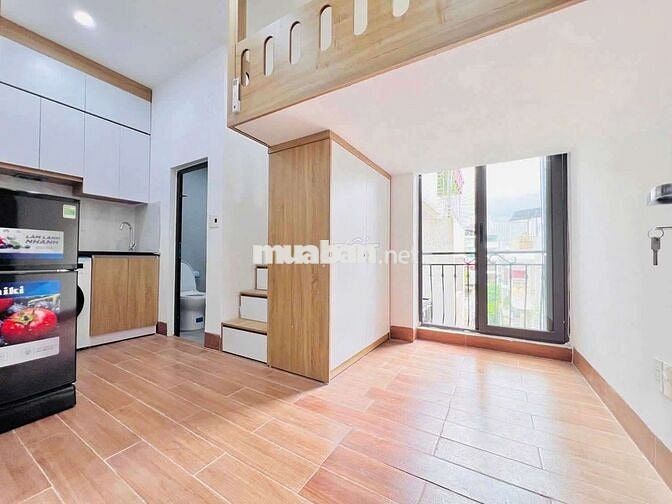 Siêu phẩm CCMN 25m2 gác xép. Full đồ máy giặt riêng, ban công thoáng