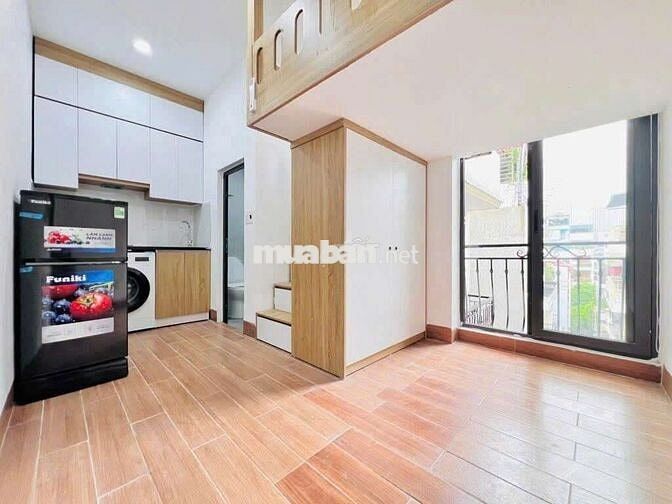 Siêu phẩm CCMN 25m2 gác xép. Full đồ máy giặt riêng, ban công thoáng
