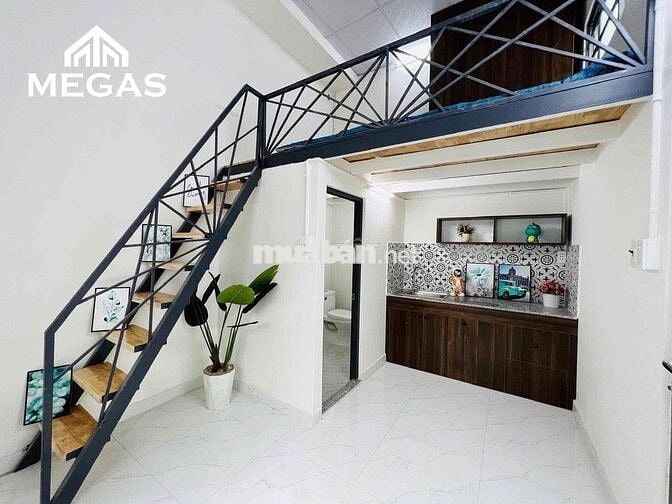CĂN HỘ GÁC LỬNG FULL NỘI THẤT CỬA SỔ THOÁNG MÁT NGAY TÂN BÌNH