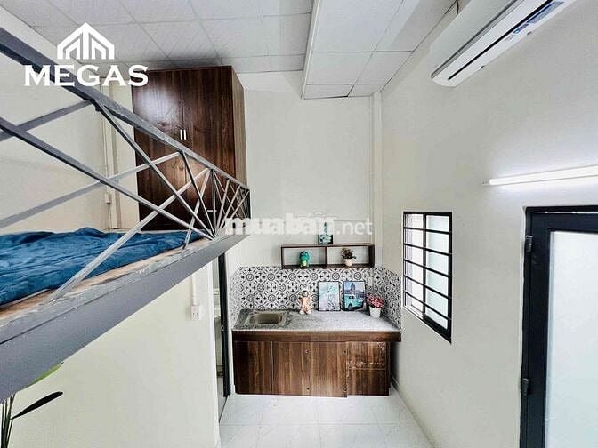 CĂN HỘ GÁC LỬNG FULL NỘI THẤT CỬA SỔ THOÁNG MÁT NGAY TÂN BÌNH