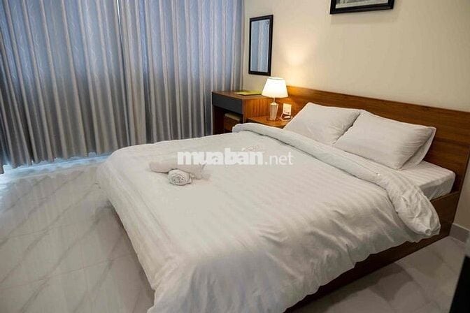 Cho thuê căn hộ dịch vụ full nội thất view mặt tiền đường cực đẹp, 5P