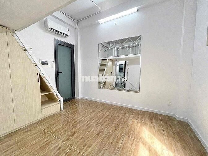 CHO THUÊ PHÒNG GÁC MỚI XÂY FULL NỘI THẤT NGAY CẦU THỊ NGHÈ , HÀNG XANH