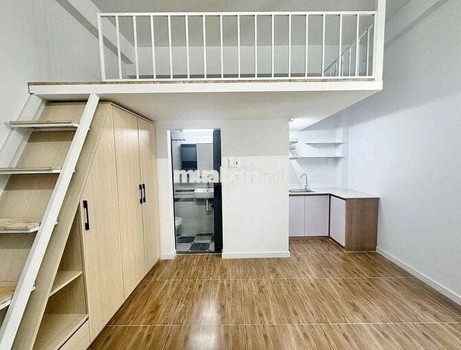 CHO THUÊ PHÒNG GÁC MỚI XÂY FULL NỘI THẤT NGAY CẦU THỊ NGHÈ , HÀNG XANH