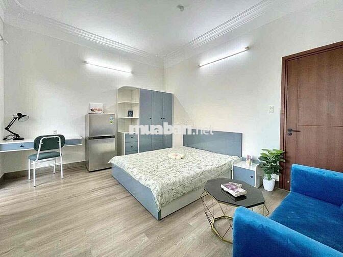 Phòng Studio Full nội thất view ban công Lanmark