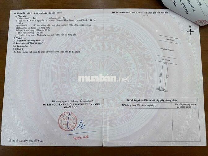 Bán đất tặng kèm nhà cấp 4 mặt tiền Phan Đăng Lưu