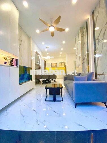Nhà Mới Full Nội Thất 1/ Đg Số 51 P14: trệt lửng 2 lầu sân thượng, 4pn