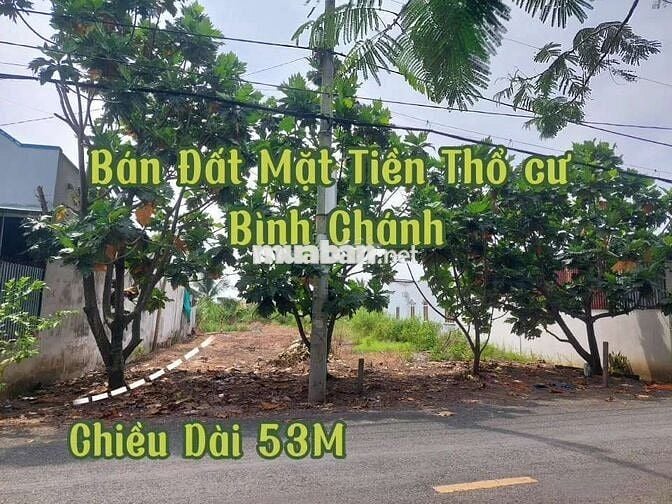 18m x 53m Mặt Tiền Trương Văn Đa, Bình Lợi, Bình Chánh