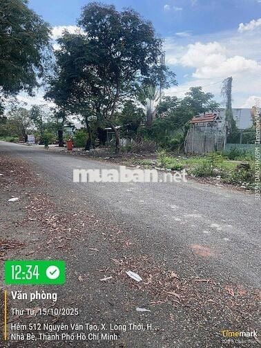 BÁN ĐẤT 238 M2- GIÁ 8,1 TỶ- KHU 512- NGUYỄN VĂN TẠO - LONG THỚI -NB
