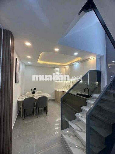 NHÀ MỚI ĐẸP 3 TẦNG ,3PN,3WC Q6-BÀ HOM -GẦN CHỢ PHÚ LÂM - CHỈ 6.xxx TỶ.