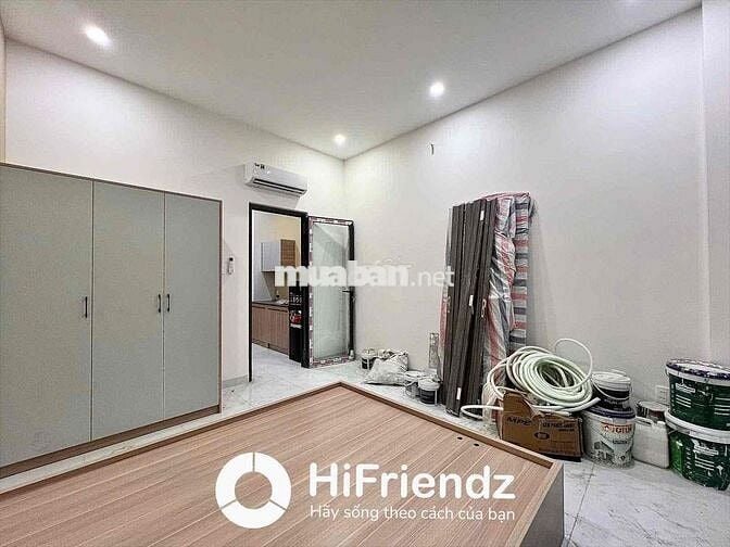 1 phòng ngủ tách bếp bancol sau full nội thất rộng 40m2