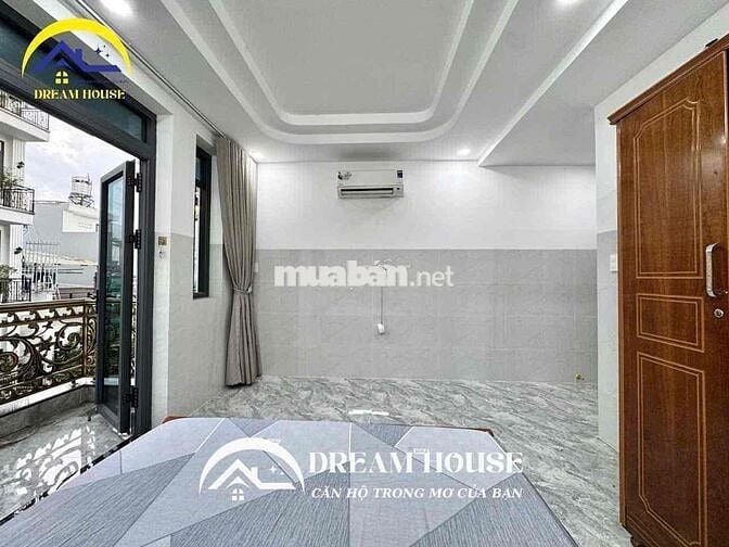 CĂN HỘ BAN CÔNG RIÊNG GIÁ RẺ FULL NỘI THẤT MỚI XÂY- FREE XE THANG MÁY