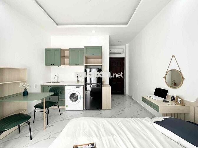 Căn Hộ Studio Ban Công-30m2- Full Nội thất- Thang Máy-ngã tư bảy hiền