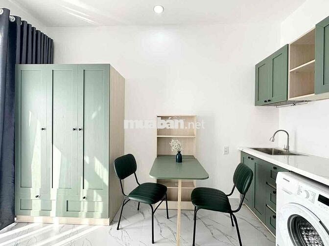 Căn Hộ Studio Ban Công-30m2- Full Nội thất- Thang Máy-ngã tư bảy hiền