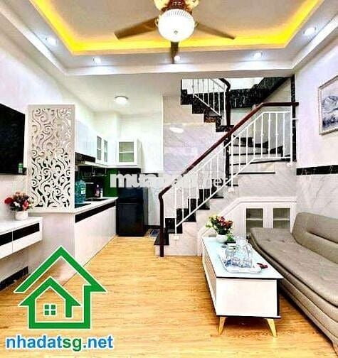 4 TẦNG MỚI. FULL NỘI THẤT. HẺM THÔNG. P NHUẬN. DTSD: 72m² – 2PN – 3WC
