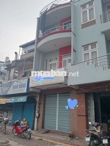 Nhà 4 tầng mặt tiền phạm hùng p5 q8 DT 4 x 12m trệt 3 lầu