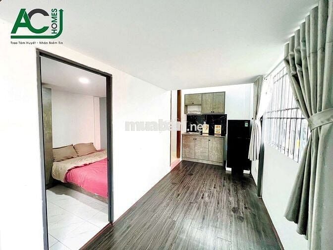Khu sân bay 2PN (1PN riêng + 1PN gác lửng) đầy đủ tiện nghi có balcony