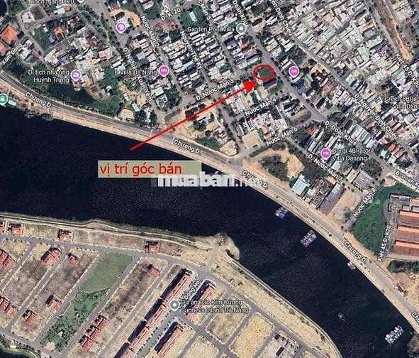 Bán gấp lô góc Nam Việt Á Đoàn Khuê - Nước Mặn 3, vị trí gần sông