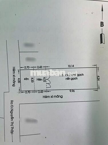 BÁN DÃY TRỌ 1 TRỆT 1 LẦU - GÓC 2 MẶT TIỀN HẺM 3m  118 NGUYỄN THỊ THẬP