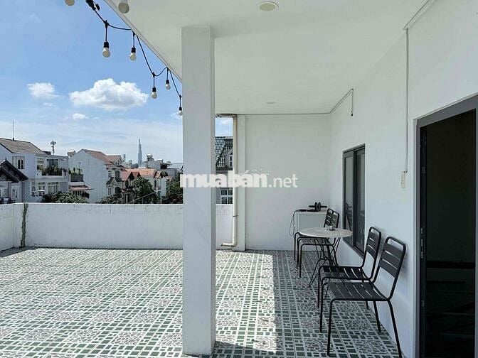 Cho thuê căn hộ 1PN ban công đường 12 khu Bên Sông Hiệp Bình Chánh