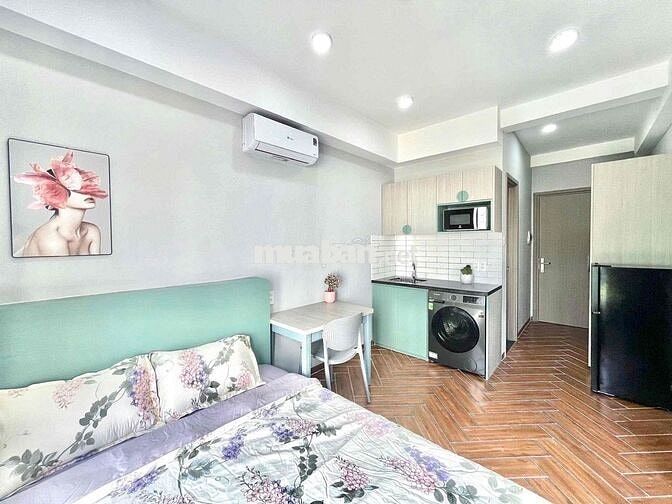 🌈Giảm 1TR5 Studio Bancol Bình Thạnh Full Nội Thất, Di Chuyển Trung Tâm