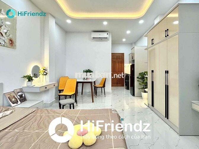 PHÒNG STUDIO MỚI 100% BAN CÔNG LỚN  30M2 FULL NỘI THẤT - LẠC LONG QUÂN