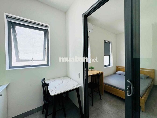 ⚜️1PN Vách Ngăn Kính Tách Bếp Full Nội Thất Có Thang Máy Gần Ngã Tư HX