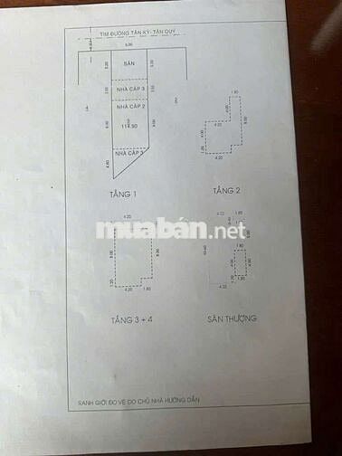 Bán nhà MTKD số nhà cực đẹp (123) [6mx20m] TKTQ -TSN Tân phú❤️
