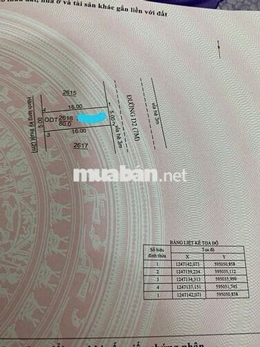 80m2 ngay trục đường chính,Khu Dân Cư Bàu Bàng